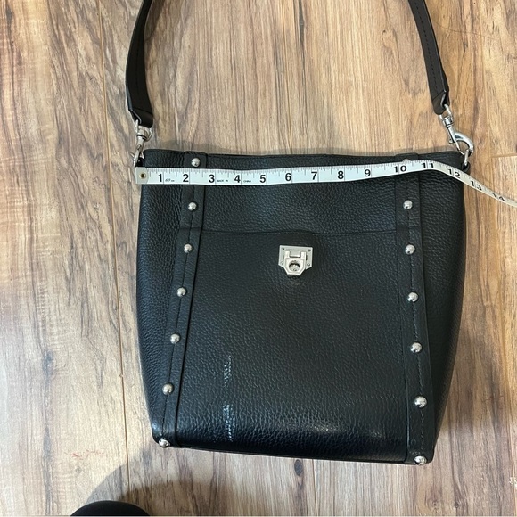 Rebecca Minkoff Madison Leather Studded Hobo Shoulder Bag - Picture 13 of 13